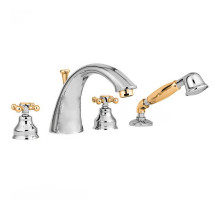 Смеситель на борт ванны Migliore Lady 18837 Хром Золото