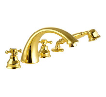 Смеситель на борт ванны Migliore Lady 18850 Золото