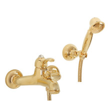 Смеситель для ванны Migliore Lem Swarovski 18890 Золото