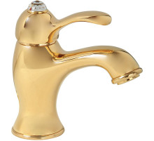 Смеситель для раковины Migliore Lem Swarovski 18893 Золото