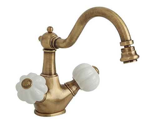 Приобрести Смеситель для биде Migliore Olivia 18995 Бронза Белый в магазине сантехники Santeh-Crystal.ru