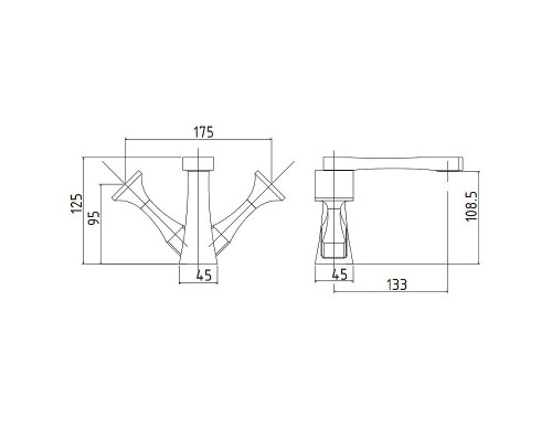 Заказать Смеситель для раковины Migliore Opera 24594 Хром в магазине сантехники Santeh-Crystal.ru