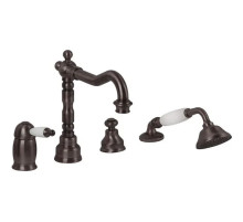 Смеситель на борт ванны Migliore Oxford 19114 Тосканская бронза