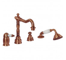 Смеситель на борт ванны Migliore Oxford 19194 Медь