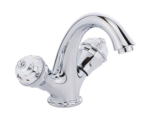 Приобрести Смеситель для раковины Migliore Prestige Crystal 28006 Хром в магазине сантехники Santeh-Crystal.ru