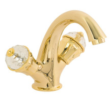 Смеситель для раковины Migliore Prestige Crystal 28014 Золото