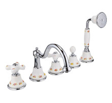 Смеситель на борт ванны Migliore Provance 19472 Хром