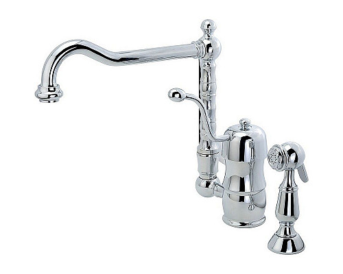 Приобрести Смеситель для кухни Migliore Queen Nostalgia 18250 Хром в магазине сантехники Santeh-Crystal.ru