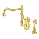Заказать Смеситель для кухни Migliore Queen Nostalgia 18283 Золото в магазине сантехники Santeh-Crystal.ru
