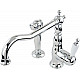 Купить Смеситель для кухни Migliore Cucina Oxford 25796 Хром Белый в магазине сантехники Santeh-Crystal.ru