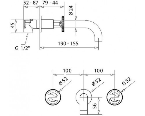 Заказать Смеситель для раковины Migliore Reversa 28195 Хром в магазине сантехники Santeh-Crystal.ru