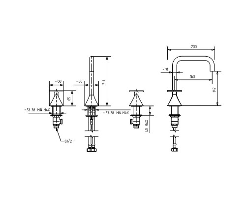 Заказать Смеситель для раковины Migliore Sirius 28162 Золото в магазине сантехники Santeh-Crystal.ru