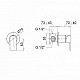 Купить Смеситель для душа Migliore Tenesi 25420 Хром в магазине сантехники Santeh-Crystal.ru