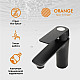 Купить Смеситель для раковины Orange Aristo M19-021b Черный матовый в магазине сантехники Santeh-Crystal.ru