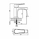 Купить Смеситель для раковины Orange Berti M17-021cr Хром в магазине сантехники Santeh-Crystal.ru