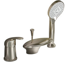 Смеситель на борт ванны Orange Iris M41-333ni Никель