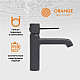 Заказать Смеситель для раковины Orange Karl M05-021b Черный в магазине сантехники Santeh-Crystal.ru