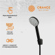 Приобрести Смеситель для ванны Orange Loop M26-100B Черный в магазине сантехники Santeh-Crystal.ru