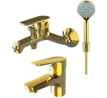 Комплект смесителей Orange Loop M26-311gd Золото