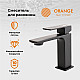 Заказать Смеситель для раковины Orange Lutz M04-021b Черный в магазине сантехники Santeh-Crystal.ru