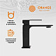 Заказать Смеситель для раковины Orange Lutz M04-021b Черный в магазине сантехники Santeh-Crystal.ru