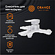 Купить Смеситель для ванны Orange Lutz M04-100w Белый в магазине сантехники Santeh-Crystal.ru