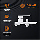 Купить Смеситель для ванны Orange Lutz M04-100w Белый в магазине сантехники Santeh-Crystal.ru