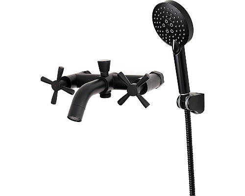 Заказать Смеситель для ванны Orange Mia M34-300B Черный в магазине сантехники Santeh-Crystal.ru