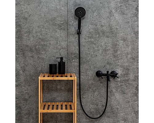 Заказать Смеситель для ванны Orange Mia M34-300B Черный в магазине сантехники Santeh-Crystal.ru