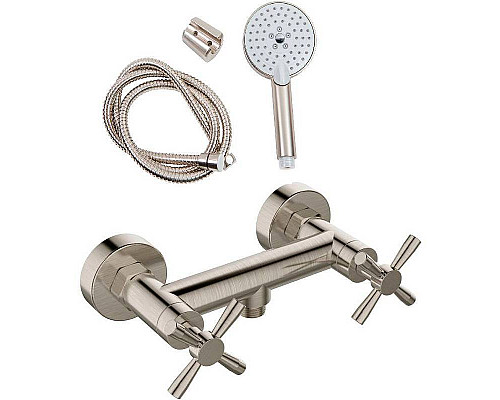 Приобрести Смеситель для душа Orange Mia M34-320ni Никель в магазине сантехники Santeh-Crystal.ru