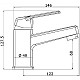 Приобрести Смеситель для раковины Orange OneLife P02-021w Белый в магазине сантехники Santeh-Crystal.ru