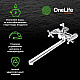 Приобрести Смеситель для ванны Orange OneLife P03-211cr универсальный Хром в магазине сантехники Santeh-Crystal.ru