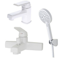 Комплект смесителей Orange OneLife P02-311w Белый