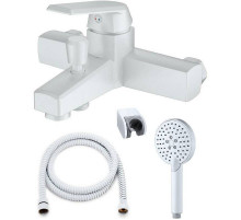 Смеситель для ванны Orange OneLife P02-300w Белый матовый