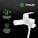 Купить Смеситель для ванны Orange OneLife P02-300w Белый матовый в магазине сантехники Santeh-Crystal.ru