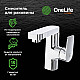 Купить Смеситель для раковины Orange OneLife P08-021cr Хром глянцевый в магазине сантехники Santeh-Crystal.ru