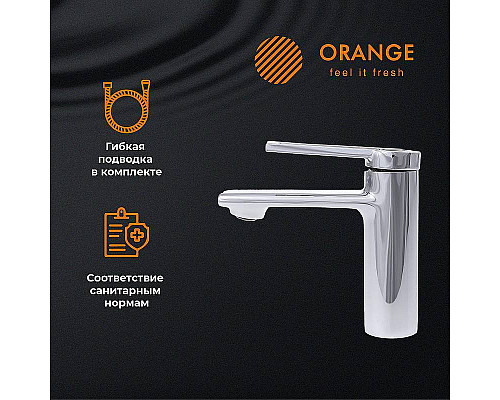 Приобрести Смеситель для раковины Orange Splito M36-021cr Хром в магазине сантехники Santeh-Crystal.ru