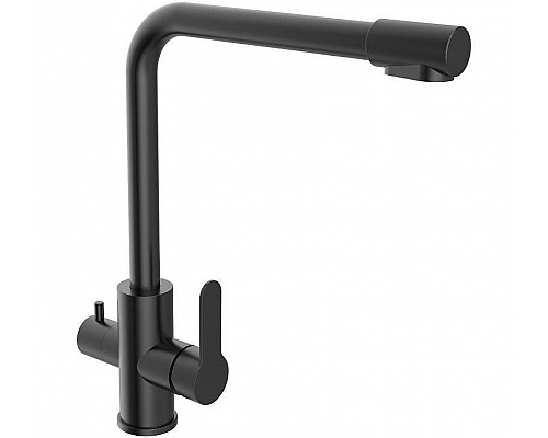 Заказать Смеситель для кухни Orange Steel M99-008b Черный в магазине сантехники Santeh-Crystal.ru