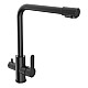 Заказать Смеситель для кухни Orange Steel M99-008b Черный в магазине сантехники Santeh-Crystal.ru
