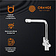 Заказать Смеситель для кухни Orange Steel M99-008cr Хром в магазине сантехники Santeh-Crystal.ru