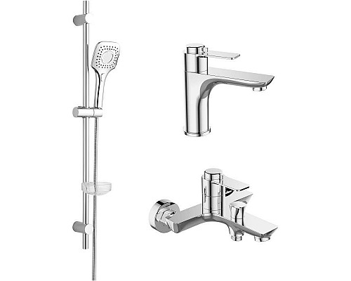 Приобрести Комплект смесителей Orange Thermo T19-311cr с термостатом Хром в магазине сантехники Santeh-Crystal.ru