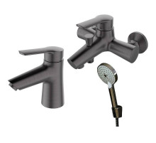 Комплект смесителей Orange Tony M54-311gr Графит