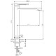 Купить Смеситель для раковины Orange Vesper M10-121b Черный матовый в магазине сантехники Santeh-Crystal.ru