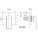 Купить Смеситель для душа Paffoni Elle EL010CR/M Хром в магазине сантехники Santeh-Crystal.ru