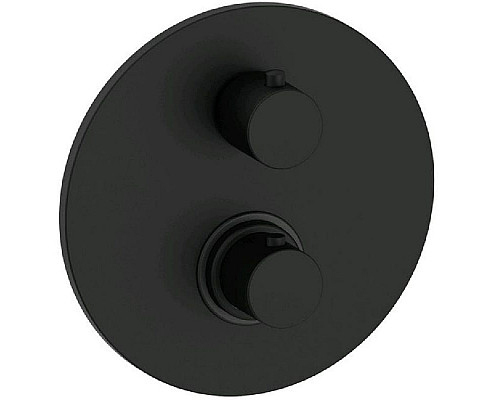 Заказать Смеситель для душа Paffoni Light LIQ013NO с термостатом Черный матовый в магазине сантехники Santeh-Crystal.ru