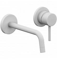 Смеситель для раковины Paffoni Light LIG006BO70 Белый матовый