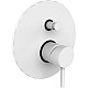 Купить Смеситель для душа Paffoni Light LIG015BO Белый матовый в магазине сантехники Santeh-Crystal.ru