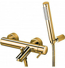 Смеситель для ванны Paffoni Light LIG023HG Золото