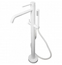 Смеситель для ванны Paffoni Light LIG032BO Белый матовый