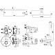 Купить Комплект смесителей Paffoni Light KITLIG018BO006 Белый матовый в магазине сантехники Santeh-Crystal.ru